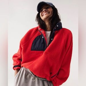 Free People Hit The Slopes Colorblock Pullover